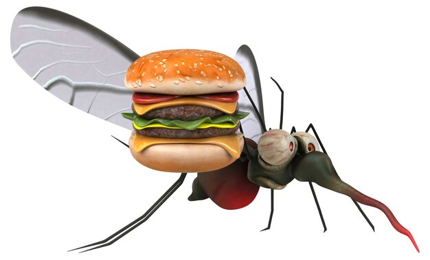Photo mosquito illustration
