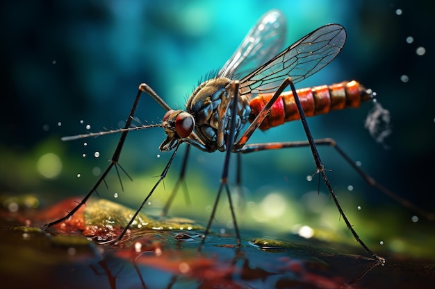 Mosquito macro Generate Ai