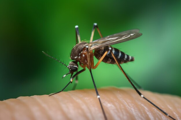 Mosquito skin insect Generate Ai