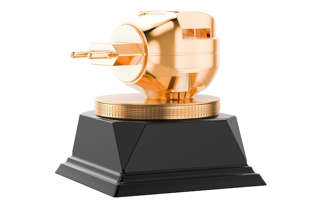 Mosquito vloeibare fumigator gouden award concept 3D-rendering