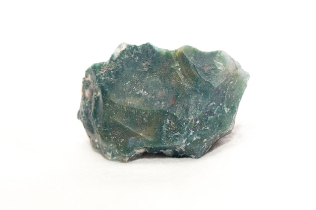 Moss agate mineral sample