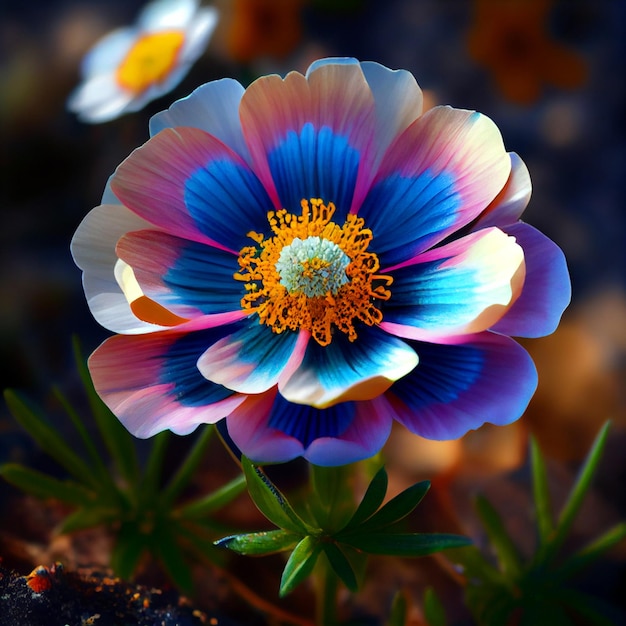 The most beautiful flower in the world close up Generative AI