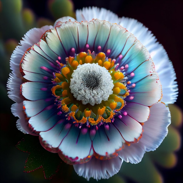 The most beautiful flower in the world close up Generative AI