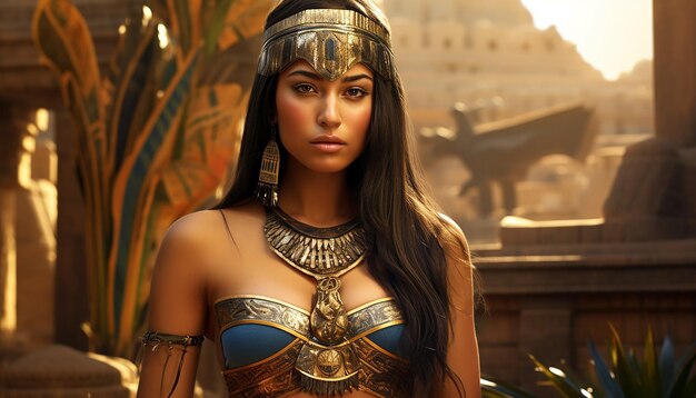 The most beautiful teen egyptian girl imaginable elaborate ancient egyptian temple