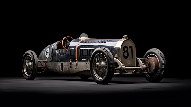 Photo the most gorgeous vintage bugatti car