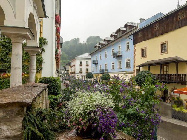 Most of the streets of Salzburg are decorated with flowers