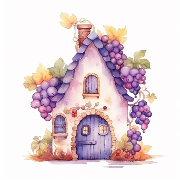 Most wonderful fairy tale house weird image AI generated art