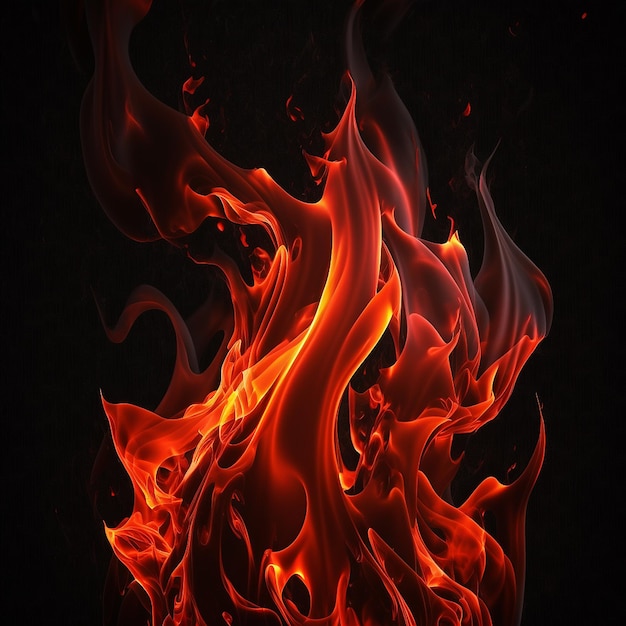 Most world popular red flames wallpapers images Generative AI