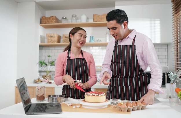 Mother and daughter on kitchen in trailer happy family concept