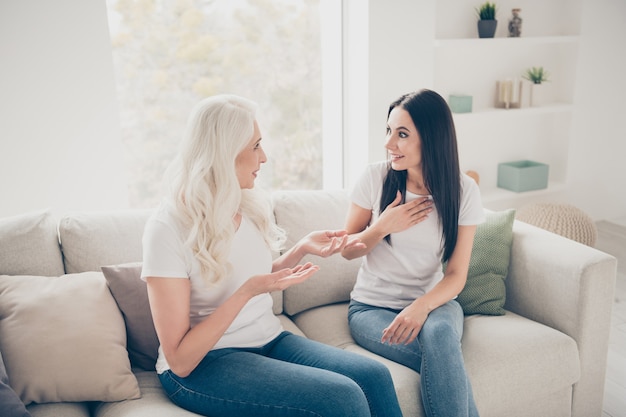 mother and daughter spending time together