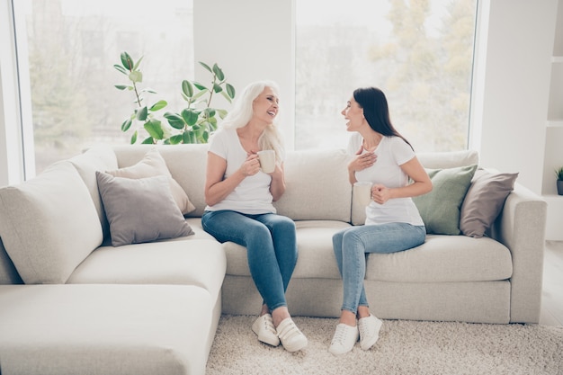 mother and daughter spending time together