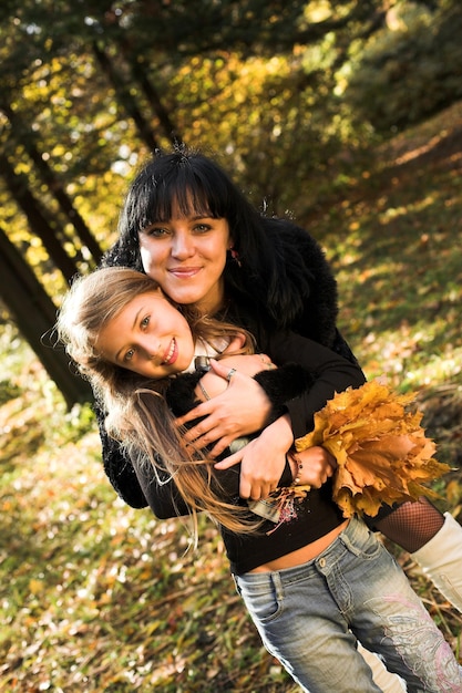 Mother and daughter