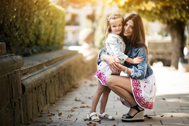 Mother and daughter