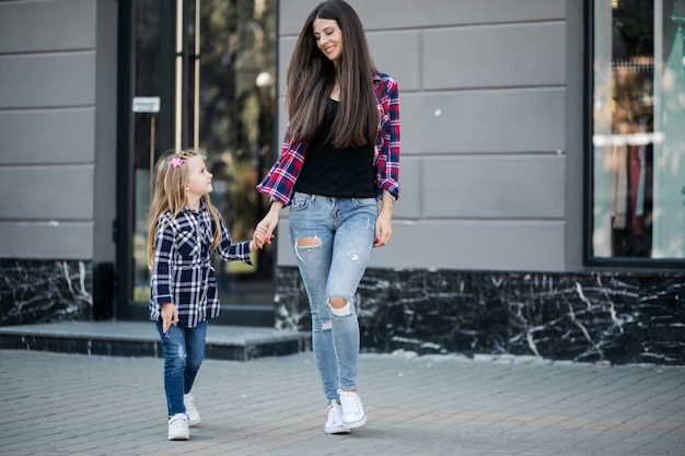 Mother and daughter