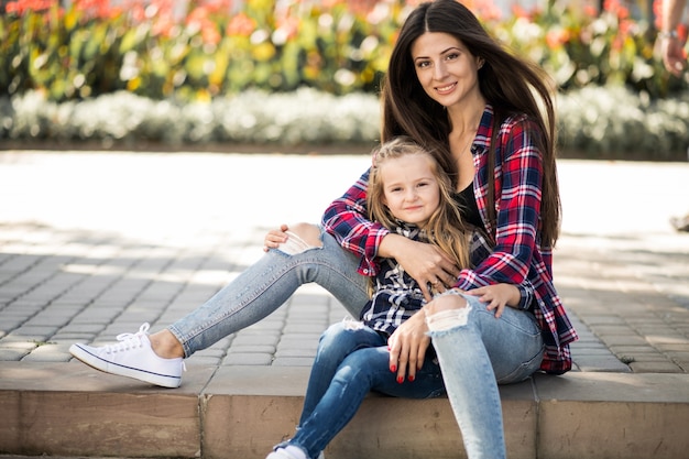 Mother and daughter