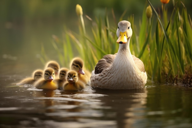 Mother Duck Caring