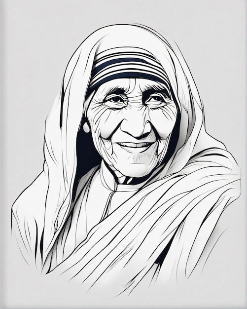 Mother Teresa Art Print by Hae Kim - Pixels Merch