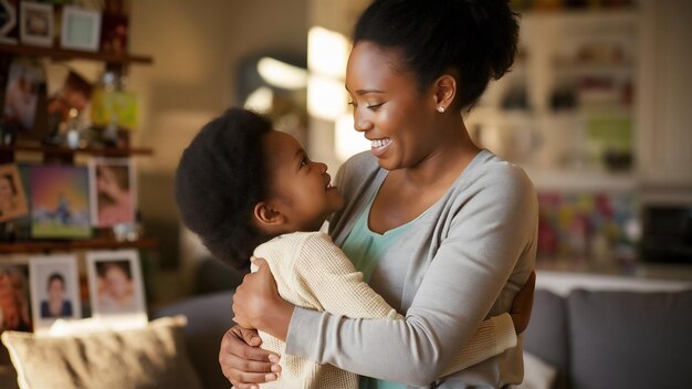 Mother with daughter