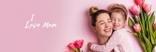 Photo mothers day banner design