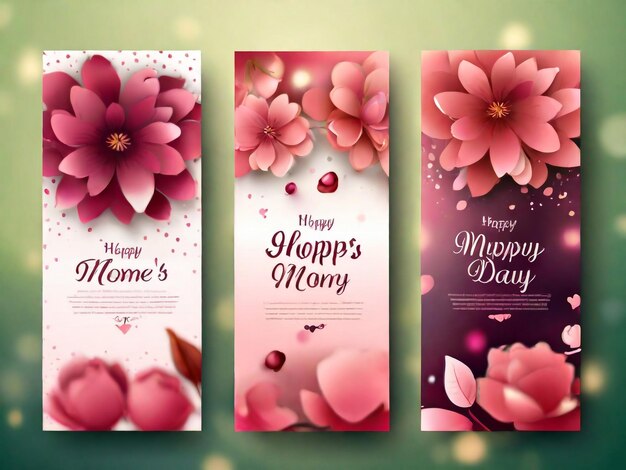 Mothers Day Banner Set