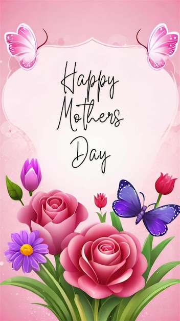 Photo mothers day design for social media post