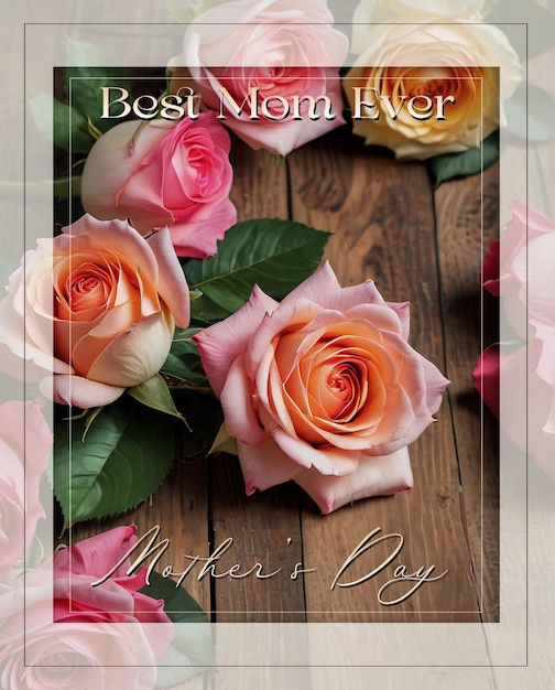 mothers day flower card background