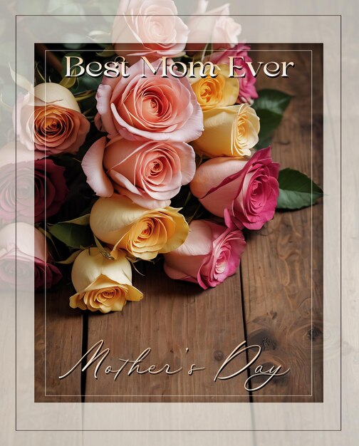 mothers day flower card background