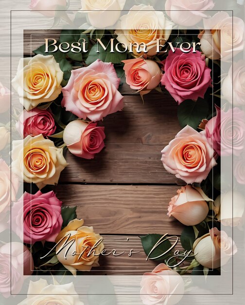 mothers day flower card background