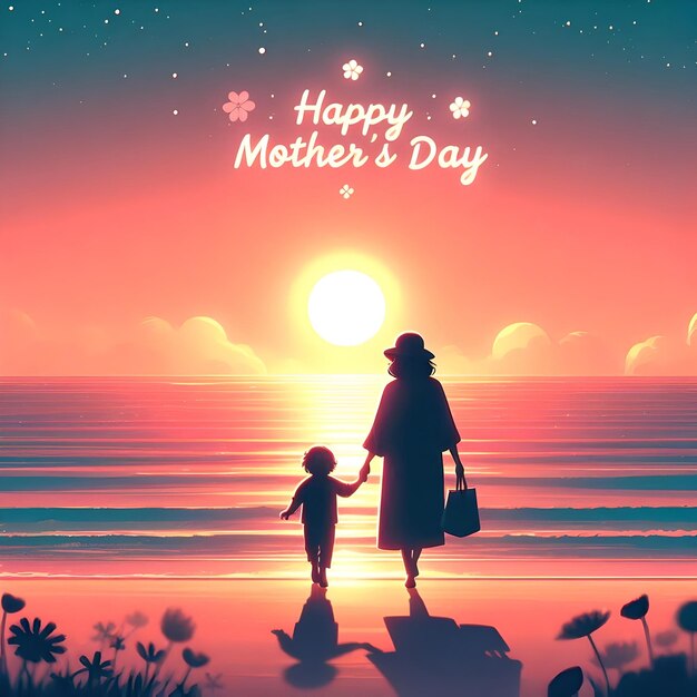 Mothers Day Illustration Background