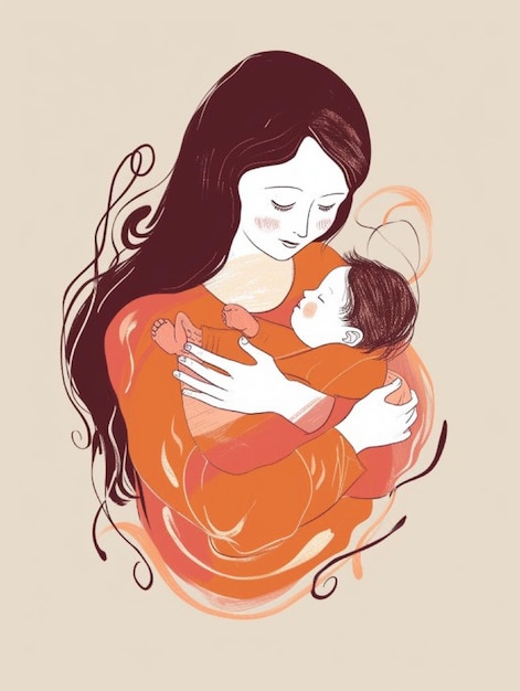 Photo mothers day illustration