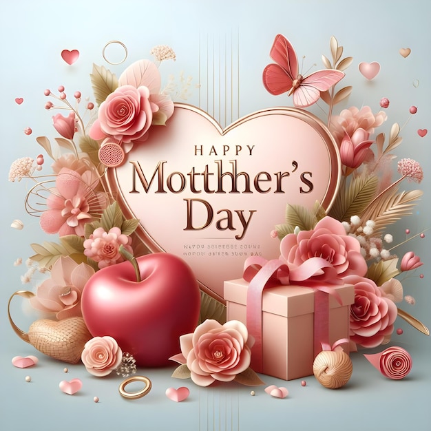 Дизайн плаката на День матери