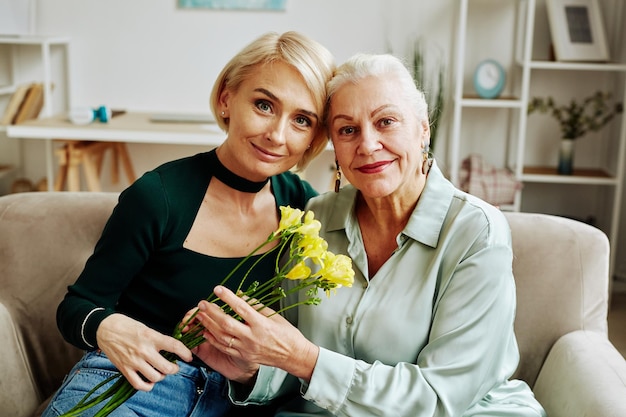 年配の女性のための母の日