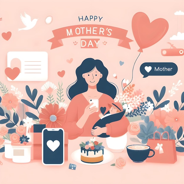 Mothers day social media poster