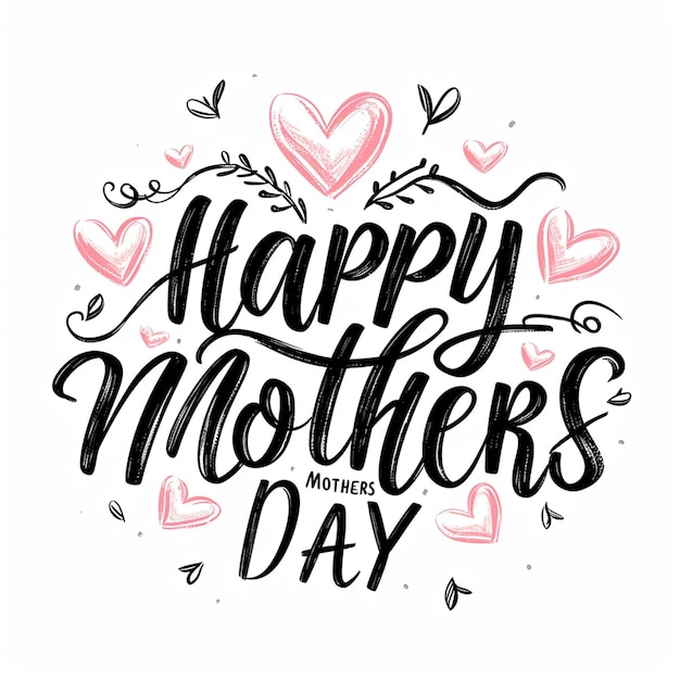 A mothers day typography design