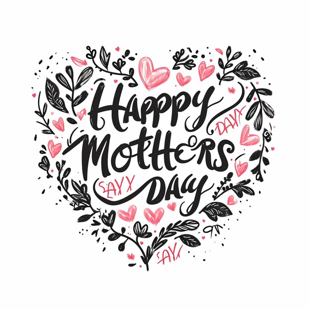 A mothers day typography design