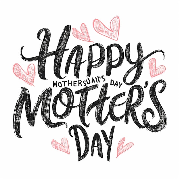 A mothers day typography design