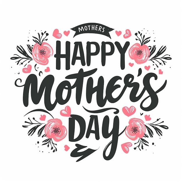 A mothers day typography design