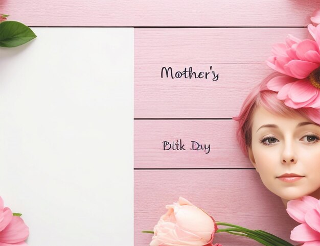 Mothers Day valentines day empty greeting card