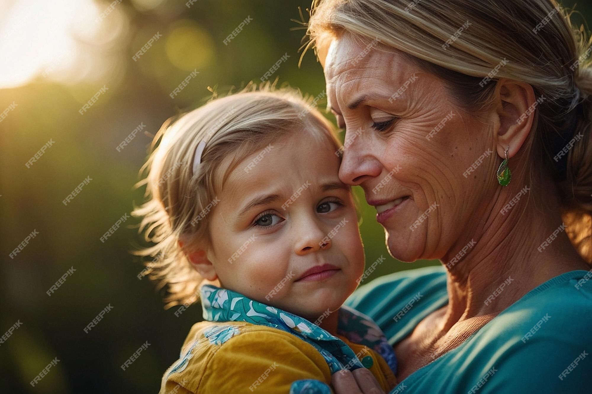 Premium Photo A Mothers Warmth mothers day
