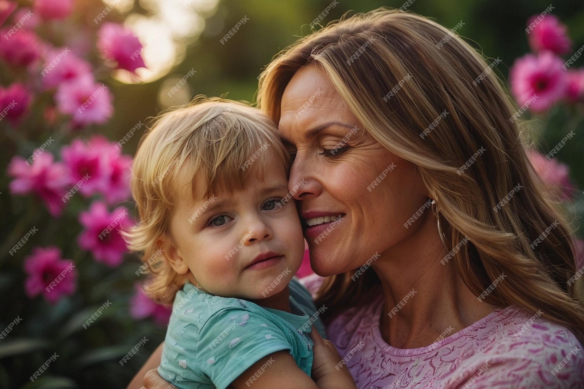 Premium Photo A Mothers Warmth mothers day