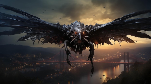 mothman HD wallpaper photographic image