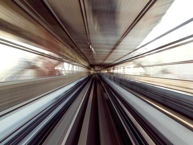 Motion blur of Japanese Railway