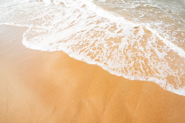 Motion blur wave at beach