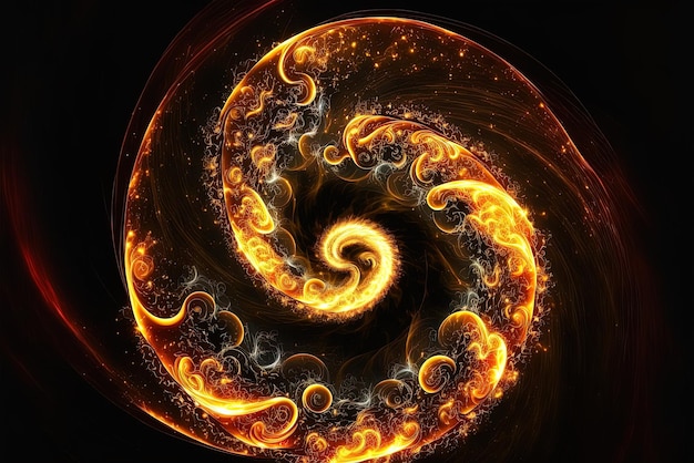 Premium Photo  Motion impact of sparking flames A Winding or Spiral Motion