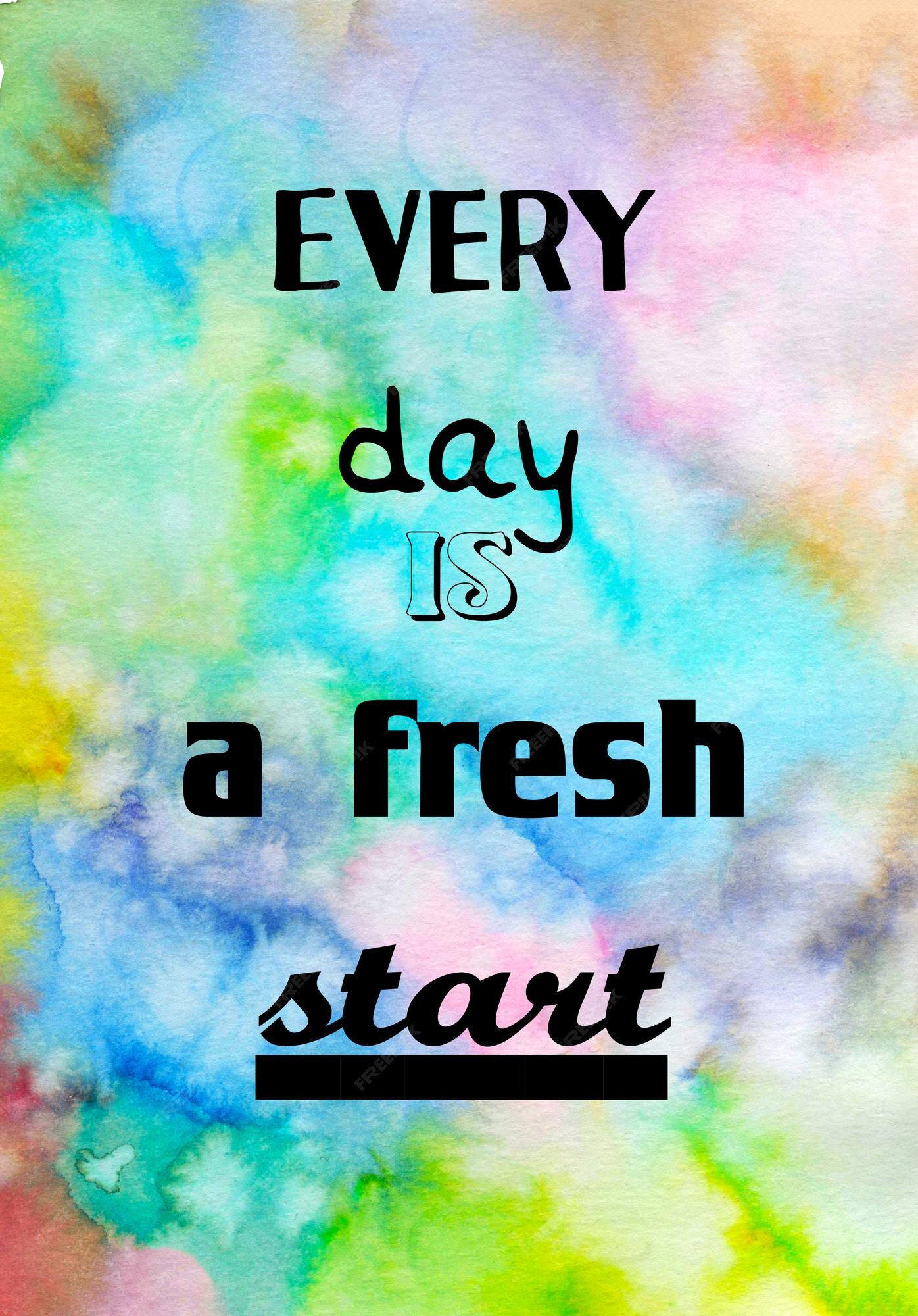 Premium Photo | Motivational quote on watercolor texture