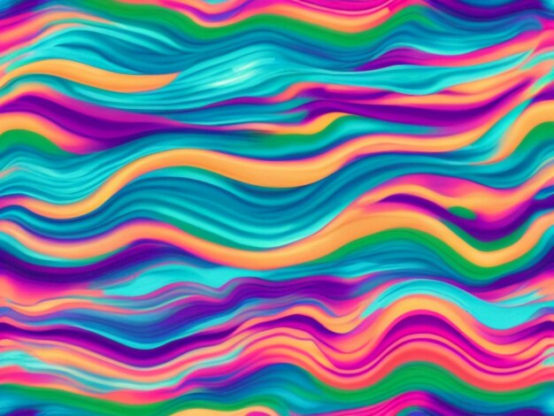 Photo motley pied stripes waves lines curls and bumps abstract beautiful background soft voluminous wavy