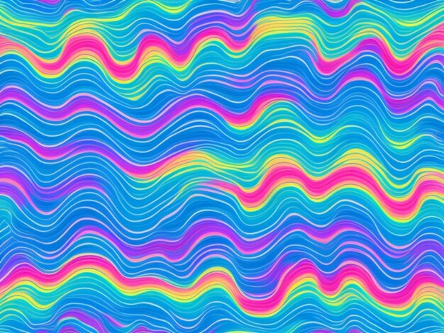 Photo motley pied stripes waves lines curls and bumps abstract beautiful background soft voluminous wavy
