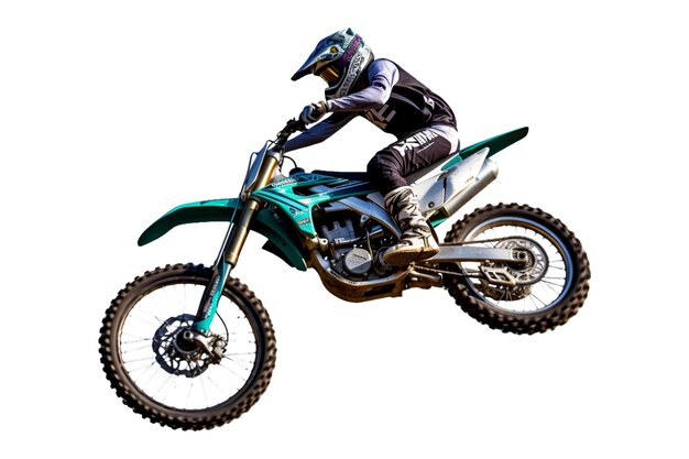 Photo motocross bike isolated off road motorcycle supercross motocross dirt bike side view