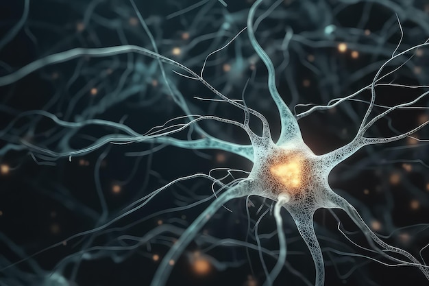 Motor Neuron under the microscope AI