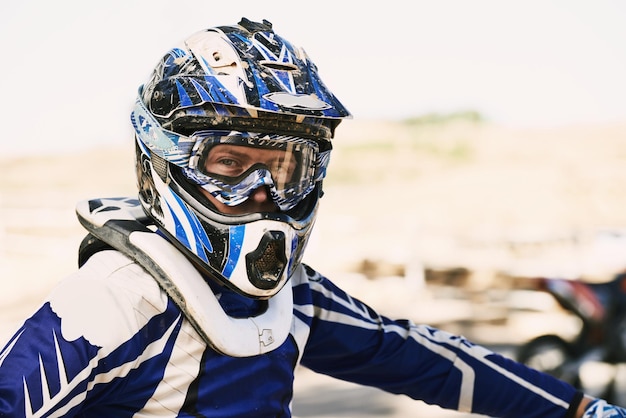 写真 エクストリームスポーツ モーターサイクリング コンテスト モータークロス 砂漠での高速輸送